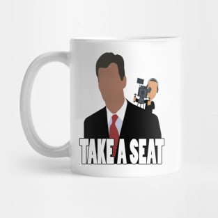 Take A Seat Funny Chris Hansen Mug